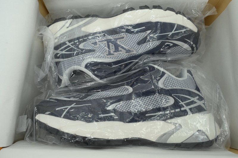 【CA1LJ】LJ灰蓝 路易威登 LV休闲时尚跑鞋 Louis Vuitton Tatic Runner Sneaker "Slate Blue"