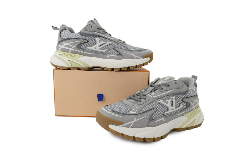 【DA0YJ】灰色 路易威登 LV休闲时尚跑鞋 Louis Vuitton Tatic Runner Sneaker "Grey"