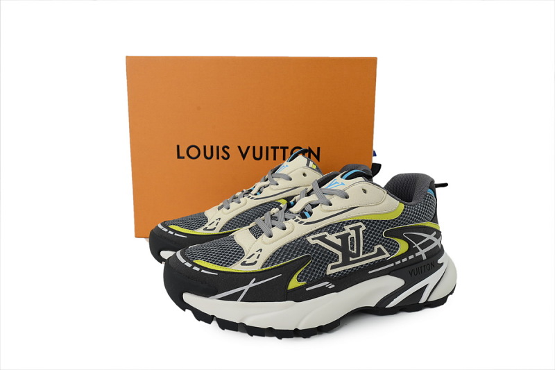 【DA0YJ】灰彩 路易威登 LV休闲时尚跑鞋 Louis Vuitton Tatic Runner Sneaker "Anthracite"