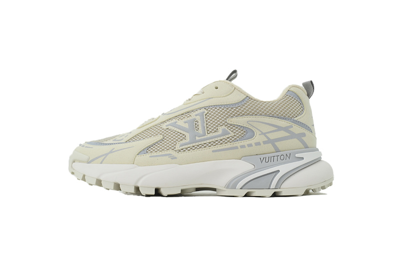 【DA0YJ】米白 路易威登 LV休闲时尚跑鞋 Louis Vuitton Tatic Runner Sneaker "White"