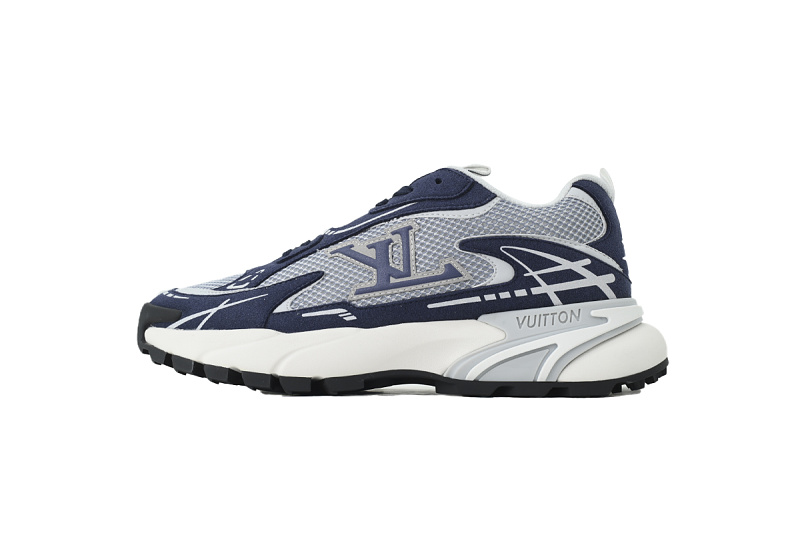 【DA0YJ】蓝色 路易威登 LV休闲时尚跑鞋 Louis Vuitton Tatic Runner Sneaker "Blue"