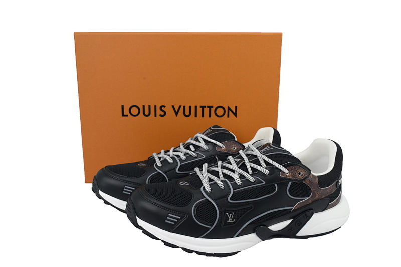 【EA5ET】黑网 路易威登 LV休闲时尚网面跑鞋 LV Olympia Black