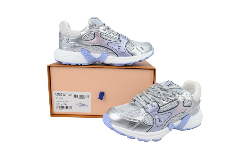 【EA5ET】紫网 路易威登 LV休闲时尚网面跑鞋  LV Olympia Purple