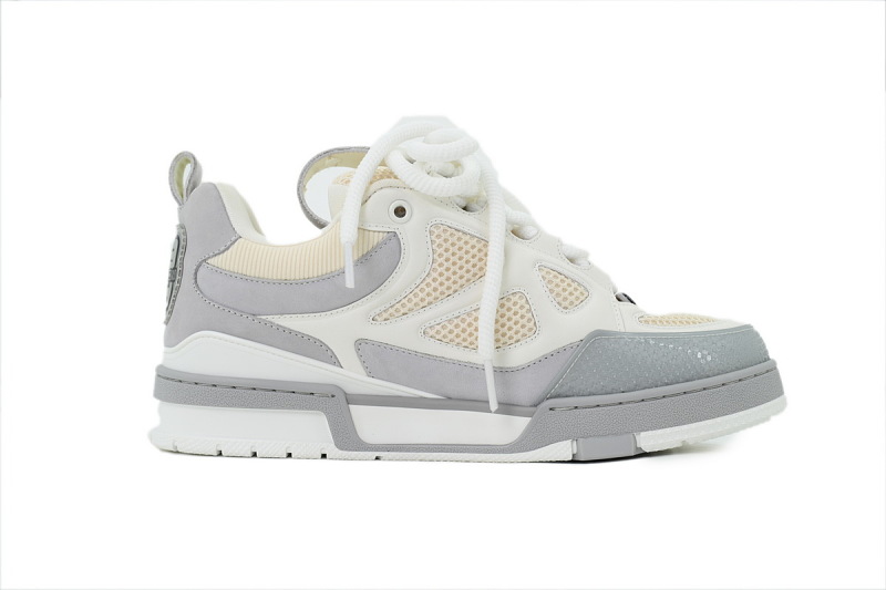 【FA5ET】SK8灰色 路易威登 顶级芯片版LV SK8休闲板鞋 Louis Vuitton Sneakers Grey