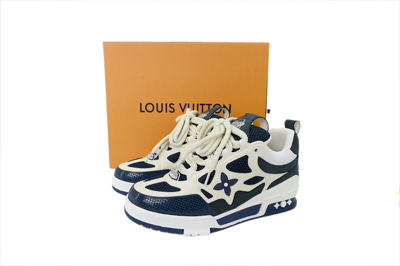 【FA5ET】SK8蓝色 路易威登 顶级芯片版LV SK8休闲板鞋 Louis Vuitton Sneakers Blue