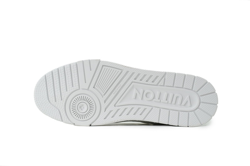 【FA5ET】新款白印 路易威登 顶级芯片版LV休闲板鞋 Louis Vuitton Sneakers White