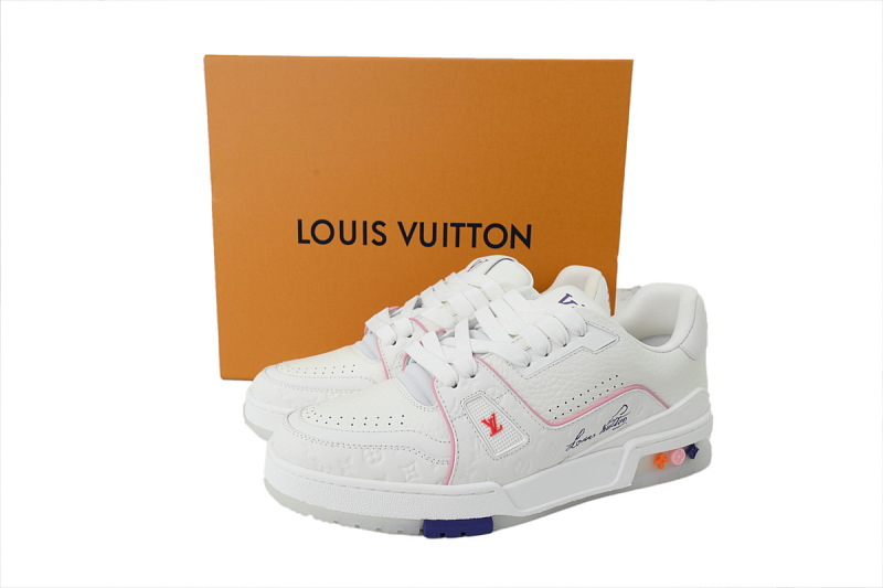 yupoo_293575_ad5cfed2.jpg 【FA5ET】邮轮限定粉 路易威登 顶级芯片版LV休闲板鞋 Louis Vuitton Sneakers Pink