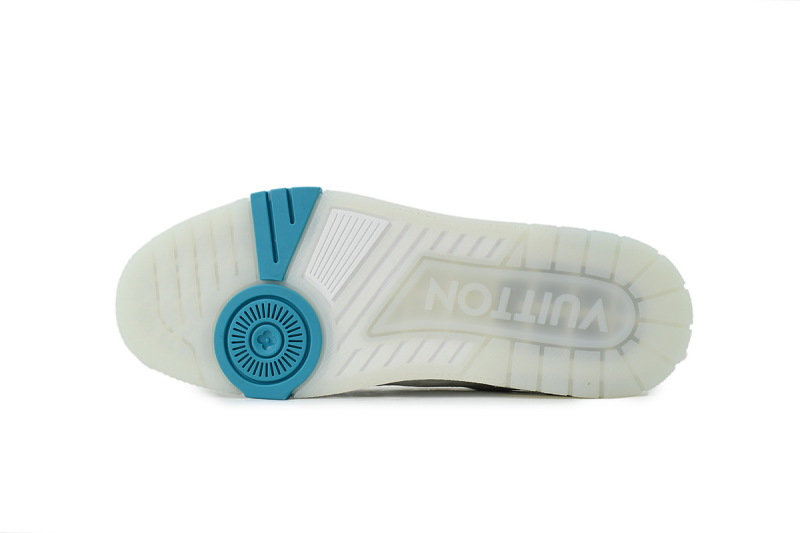 【FA5ET】邮轮限定蓝 路易威登 顶级芯片版LV休闲板鞋 Louis Vuitton Sneakers Blue