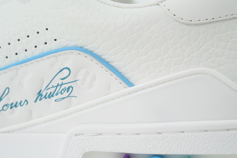 【FA5ET】邮轮限定蓝 路易威登 顶级芯片版LV休闲板鞋 Louis Vuitton Sneakers Blue