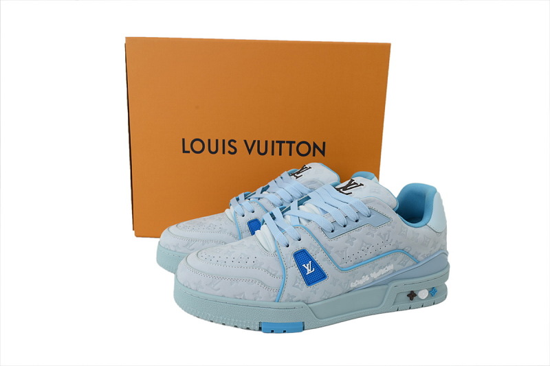 yupoo_293678_2fa45edb.jpg 【FA5ET】Tyler联名 路易威登 顶级芯片版LV休闲板鞋 Louis Vuitton Tyler The Creator x Trainer Low 'Blue'