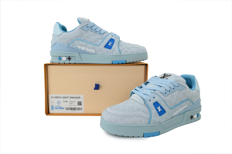 yupoo_293678_3dced9f3.jpg 【FA5ET】Tyler联名 路易威登 顶级芯片版LV休闲板鞋 Louis Vuitton Tyler The Creator x Trainer Low 'Blue'