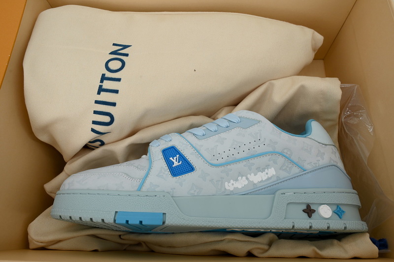 yupoo_293678_45b2f2ca.jpg 【FA5ET】Tyler联名 路易威登 顶级芯片版LV休闲板鞋 Louis Vuitton Tyler The Creator x Trainer Low 'Blue'