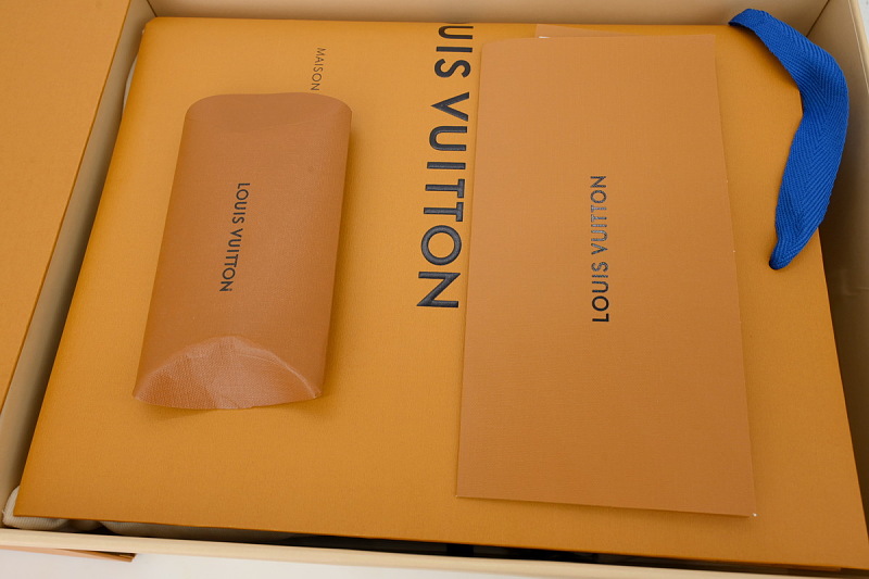 【FA5ET】棕色牛仔 路易威登 顶级芯片版LV休闲板鞋 Louis Vuitton Sneakers Brown