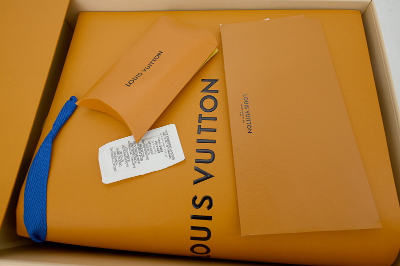 【FA5ET】杏色牛仔 路易威登 顶级芯片版LV休闲板鞋 Louis Vuitton Sneakers Apricot