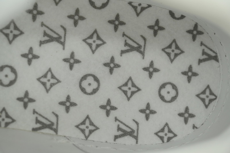 【FA5ET】杏色牛仔 路易威登 顶级芯片版LV休闲板鞋 Louis Vuitton Sneakers Apricot