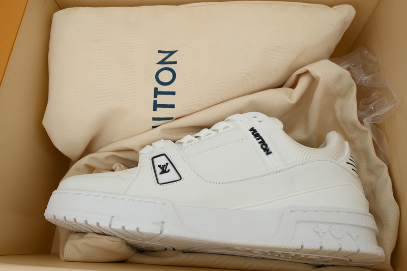 【FA5ET】白nigo联名 路易威登 顶级芯片版LV休闲板鞋 Louis Vuitton Sneakers White