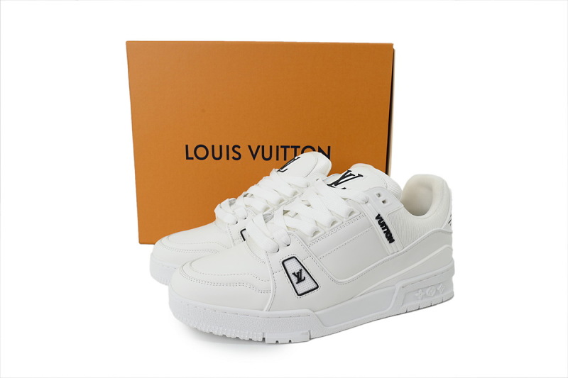 【FA5ET】白nigo联名 路易威登 顶级芯片版LV休闲板鞋 Louis Vuitton Sneakers White
