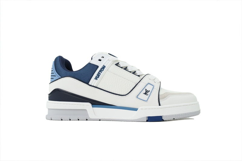 yupoo_293864_eaab79d9.jpg 【FA5ET】新款白兰 路易威登 顶级芯片版LV休闲板鞋 Louis Vuitton Sneakers White Blue