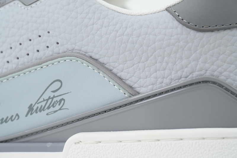 【FA5ET】灰水泥 路易威登 顶级芯片版LV休闲板鞋 Louis Vuitton Sneakers Gray