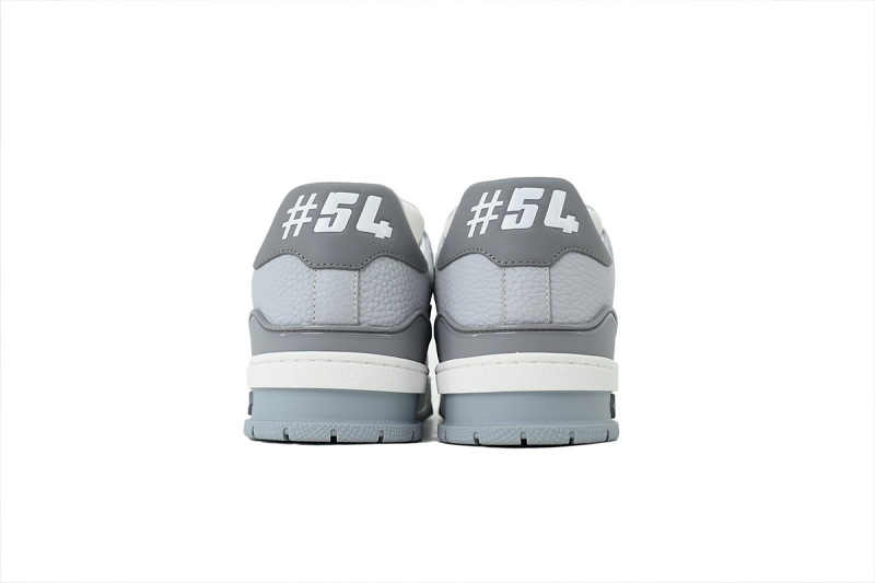 【FA5ET】灰水泥 路易威登 顶级芯片版LV休闲板鞋 Louis Vuitton Sneakers Gray