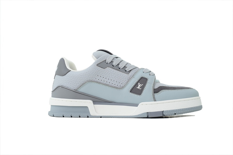 【FA5ET】灰水泥 路易威登 顶级芯片版LV休闲板鞋 Louis Vuitton Sneakers Gray