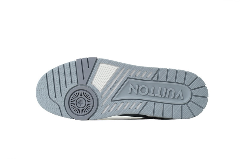 【FA5ET】灰水泥 路易威登 顶级芯片版LV休闲板鞋 Louis Vuitton Sneakers Gray