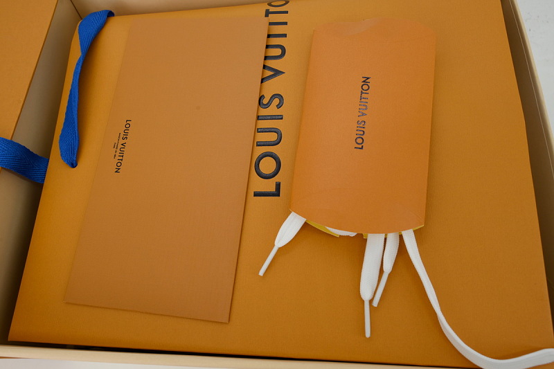 【FA5ET】54褐色 路易威登 顶级芯片版LV休闲板鞋 Louis Vuitton Sneakers Brown