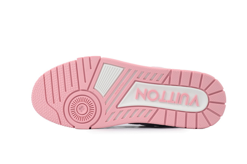 yupoo_294247_0c99a59d.jpg 【FA5ET】粉色 路易威登 顶级芯片版LV休闲板鞋 LOUIS VUITTON Pink