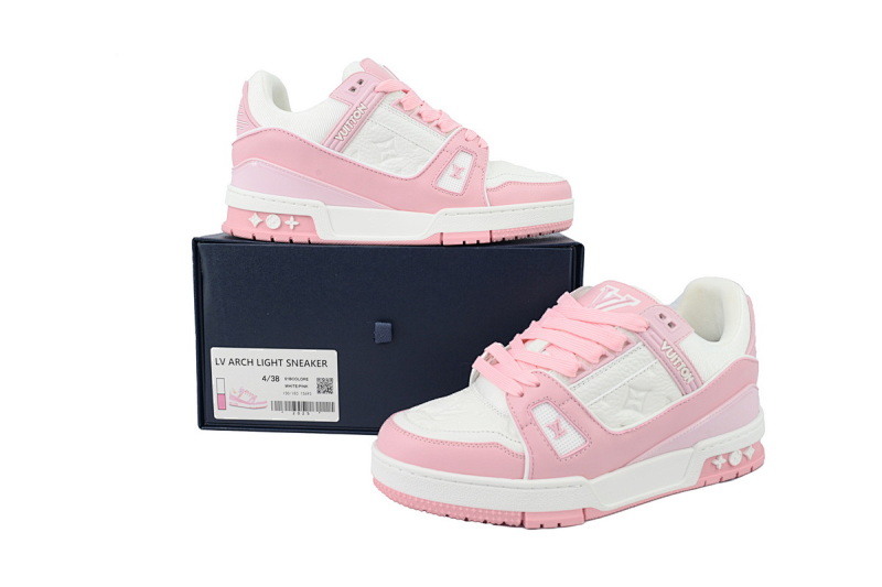 yupoo_294247_78805563.jpg 【FA5ET】粉色 路易威登 顶级芯片版LV休闲板鞋 LOUIS VUITTON Pink