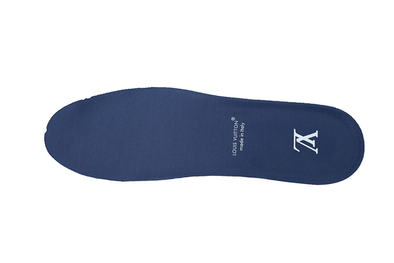 【FA5ET】54白蓝 路易威登 顶级芯片版LV休闲板鞋 LOUIS VUITTON White Blue