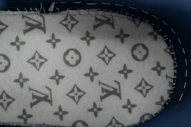 【FA5ET】54白蓝 路易威登 顶级芯片版LV休闲板鞋 LOUIS VUITTON White Blue
