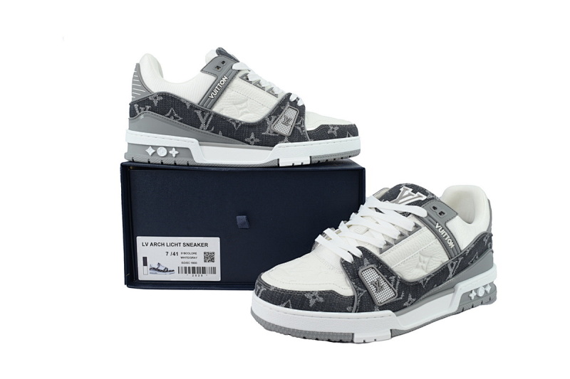 yupoo_294358_a067a84c.jpg 【FA5ET】灰牛仔 路易威登 顶级芯片版LV休闲板鞋 LOUIS VUITTON Grey Cowboy
