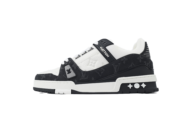 yupoo_294430_27f2c6da.jpg 【FA5ET】黑牛仔 路易威登 顶级芯片版LV休闲板鞋 LOUIS VUITTON Black Jeans
