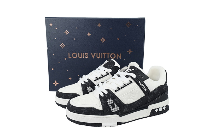 yupoo_294430_bec7878d.jpg 【FA5ET】黑牛仔 路易威登 顶级芯片版LV休闲板鞋 LOUIS VUITTON Black Jeans