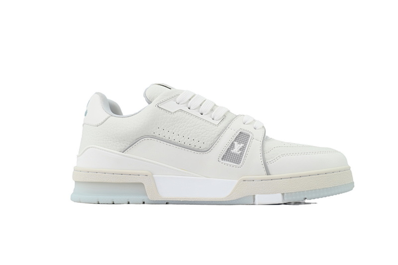 【FA5ET】白荔枝 路易威登 顶级芯片版LV休闲板鞋  LOUIS VUITTON White Lychee