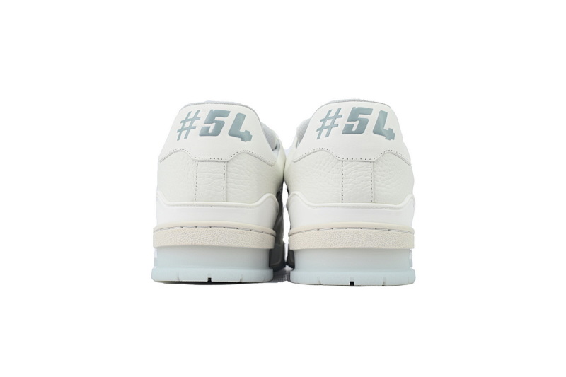 【FA5ET】白荔枝 路易威登 顶级芯片版LV休闲板鞋  LOUIS VUITTON White Lychee