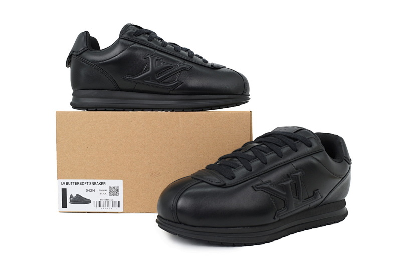 yupoo_294504_8938a8be.jpg 【DA5MB】黑色 路易威登 LV生活休闲阿甘鞋 LOUIS VUITTON x Nigo 联名款 Buttersoft FW25 圆头系带 低帮 Black