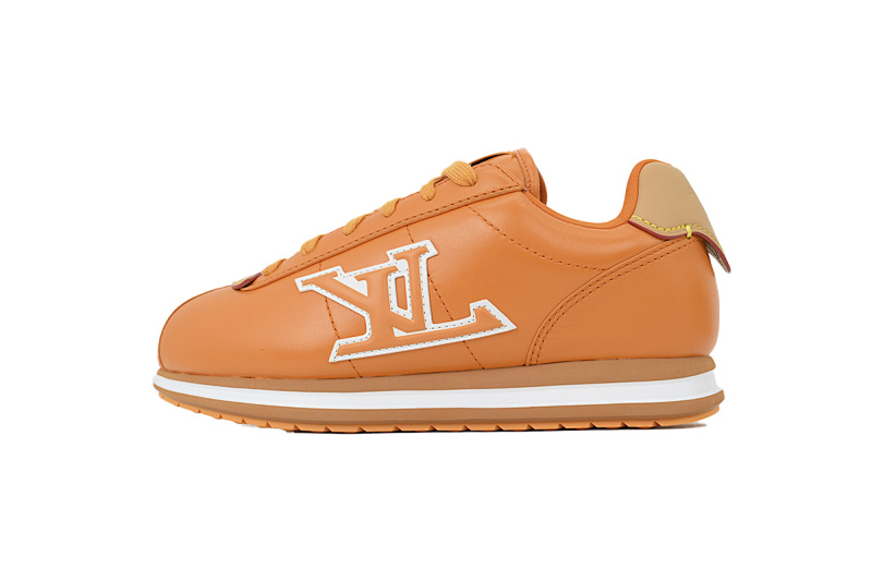yupoo_294528_66529e8d.jpg 【DA5MB】橙色 路易威登 LV生活休闲阿甘鞋 LOUIS VUITTON x Nigo 联名款 Buttersoft FW25 圆头系带 低帮 Orange