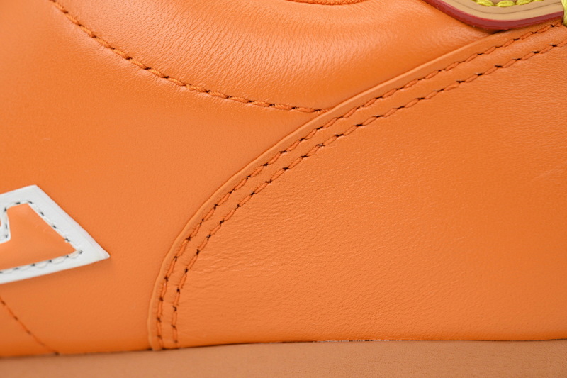 【DA5MB】橙色 路易威登 LV生活休闲阿甘鞋 LOUIS VUITTON x Nigo 联名款 Buttersoft FW25 圆头系带 低帮 Orange