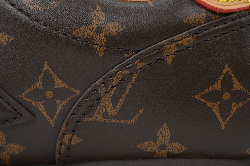【DA5MB】老花 路易威登 LV生活休闲阿甘鞋 LOUIS VUITTON x Nigo 联名款 Buttersoft FW25 圆头系带 低帮 Presbyopia