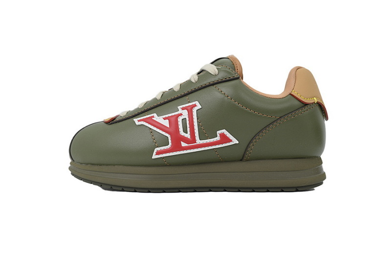 yupoo_294576_70db5676.jpg 【DA5MB】绿色 路易威登 LV生活休闲阿甘鞋 LOUIS VUITTON x Nigo 联名款 Buttersoft FW25 圆头系带 低帮 Green