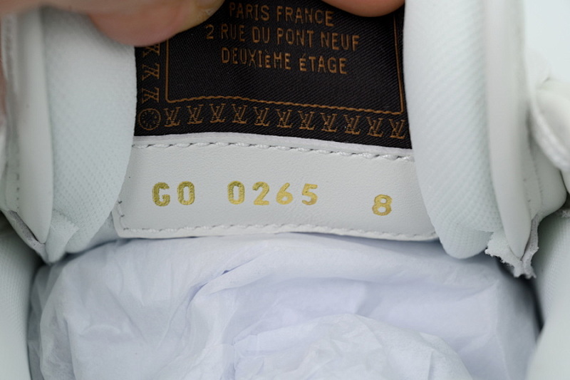 【DA5MB】白色 路易威登 LV生活休闲阿甘鞋 LOUIS VUITTON x Nigo 联名款 Buttersoft FW25 圆头系带 低帮 White