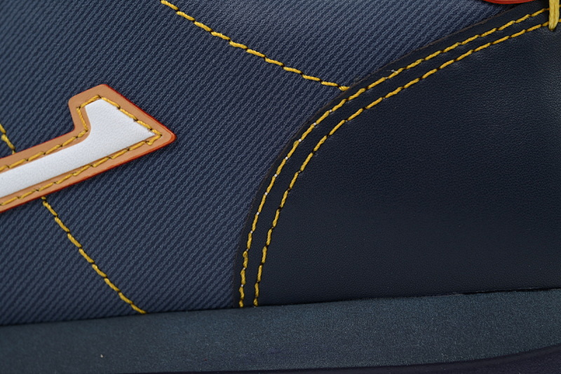 【DA7ET】藏蓝 路易威登 LV生活休闲阿甘鞋 LOUIS VUITTON x Nigo 联名款 Buttersoft FW25 圆头系带 低帮 Navy Blue