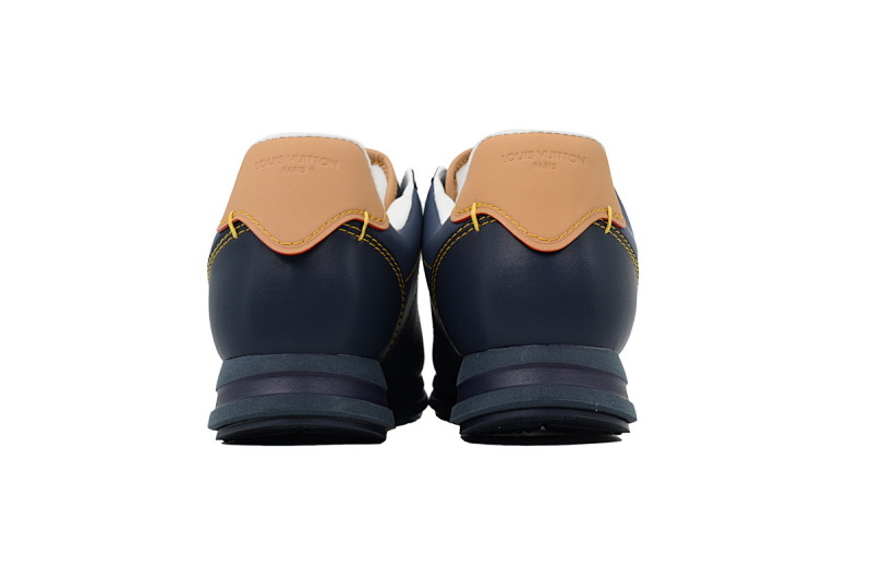 【DA7ET】藏蓝 路易威登 LV生活休闲阿甘鞋 LOUIS VUITTON x Nigo 联名款 Buttersoft FW25 圆头系带 低帮 Navy Blue