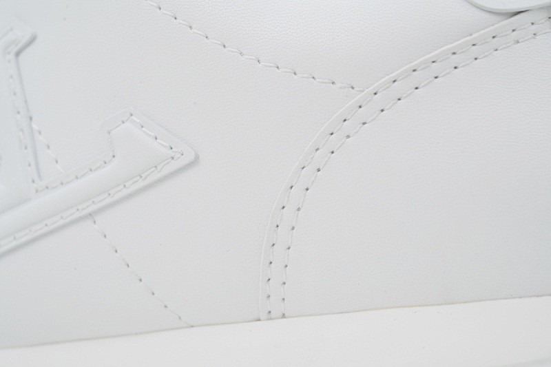 【DA7ET】全白 路易威登 LV生活休闲阿甘鞋 LOUIS VUITTON x Nigo 联名款 Buttersoft FW25 圆头系带 低帮 All White