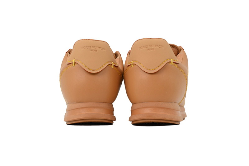 【DA7ET】 棕色皮 路易威登 LV生活休闲阿甘鞋 LOUIS VUITTON x Nigo 联名款 Buttersoft FW25 圆头系带 低帮 Brown Skin