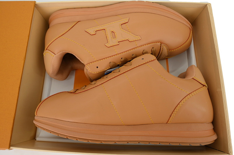 【DA7ET】 棕色皮 路易威登 LV生活休闲阿甘鞋 LOUIS VUITTON x Nigo 联名款 Buttersoft FW25 圆头系带 低帮 Brown Skin