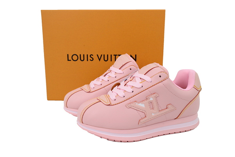 【DA7ET】粉皮 路易威登 LV生活休闲阿甘鞋 LOUIS VUITTON x Nigo 联名款 Buttersoft FW25 圆头系带 低帮 Starch Sheet