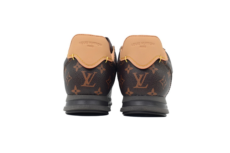 【DA7ET】咖色老花 路易威登 LV生活休闲阿甘鞋 LOUIS VUITTON x Nigo 联名款 Buttersoft FW25 圆头系带 低帮 Coffee colored Old Flowe