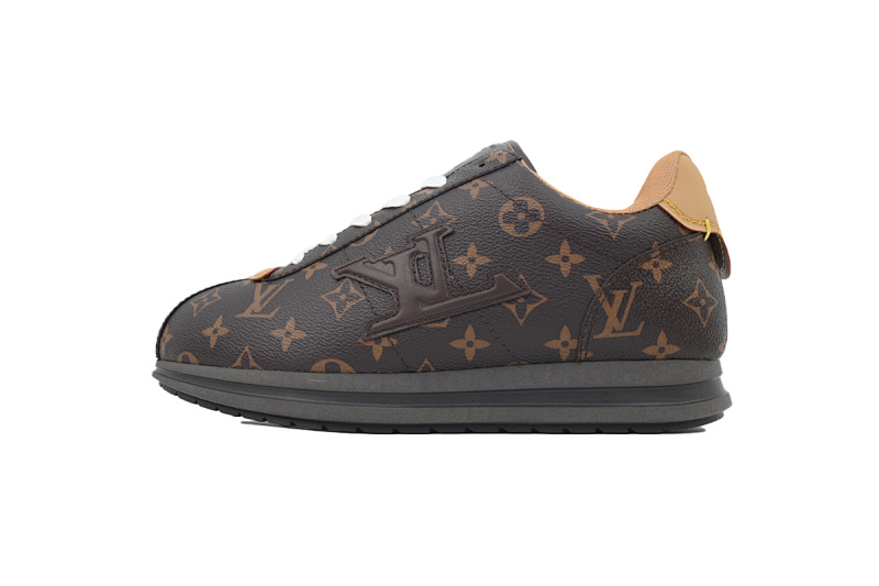 yupoo_294814_601d0355.jpg 【DA7ET】咖色老花 路易威登 LV生活休闲阿甘鞋 LOUIS VUITTON x Nigo 联名款 Buttersoft FW25 圆头系带 低帮 Coffee colored Old Flowe